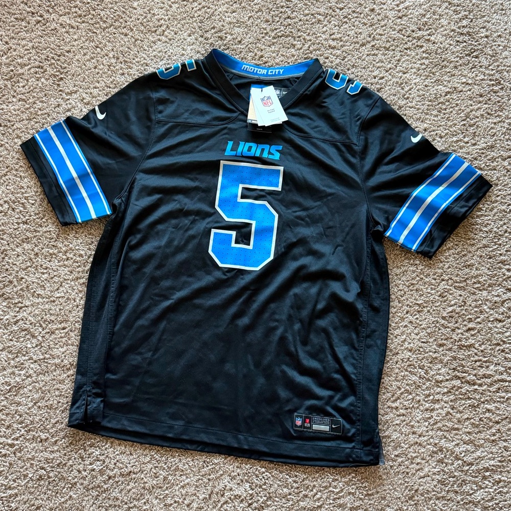 NEW NFL David Montgomery Detroit Lions Jersey XXL 🏈